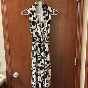 Patterned Dress/fully line size small